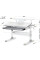 Детский стол Mealux Edmonton Multicolor G с полкой S50 (арт. BD-610 W/MC + G + S50 WG) - столешница белая / накладки серые (коробок-2 шт.)