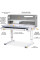Детский стол Mealux Denver Plus Grey (арт.BD-660 G Plus)- столешница белая / накладки серые (коробок-1 шт.)