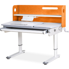 Детский стол Mealux Denver Plus Orange (арт.BD-660 OR Plus) - столешница белая / накладки оранжевые (коробок-1 шт.)