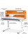 Детский стол Mealux Denver Plus Orange (арт.BD-660 OR Plus) - столешница белая / накладки оранжевые (коробок-1 шт.)