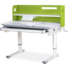 Детский стол Mealux Denver Plus Green (арт.BD-660 Z Plus)- столешница белая / накладки зеленые (коробок-1 шт.)
