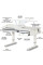 Детский стол Mealux Montreal 2 WG с полкой S-50 (арт. BD-670-2 WG + S 50 WG) - столешница белая / накладки на ножках серые (коробок 3 шт.)