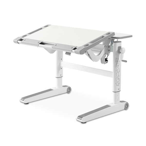 Детский стол Mealux Ergowood M Multicolor TG  (арт. BD-800 TG/MC) - cтолешница береза / накладки на ножках серые (коробок-2 шт.)