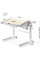 Детский стол Mealux Ergowood L Multicolor TG (арт. BD-810 TG/MC) - столешница  береза / накладки на ножках серые (коробок-2 шт.)