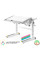 Детский стол Mealux Ergowood L Multicolor W (арт. BD-810 W/MC) - столешница белая / накладки на ножках серые (коробок-2 шт.)