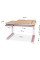 Детский стол Mealux Oxford Wood PN Lite (арт. BD-920 Wood PN Lite) - столешница дерево / накладки розовые (коробок-2 шт.)