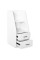 Тумбочка Mealux BD-C12 White с надстройкой (арт. BD-C12 W) - цвет белый (коробок 1 шт.)