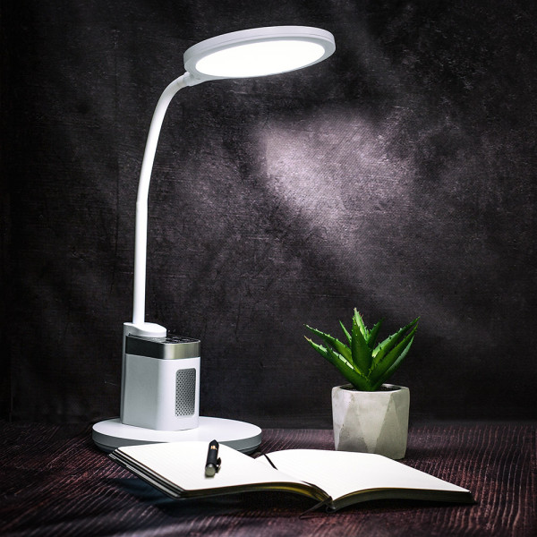 Лампа светодиодная Mealux DL-420 White (арт. BL1136B White) - цвет пластика белый (коробок1 шт.)
