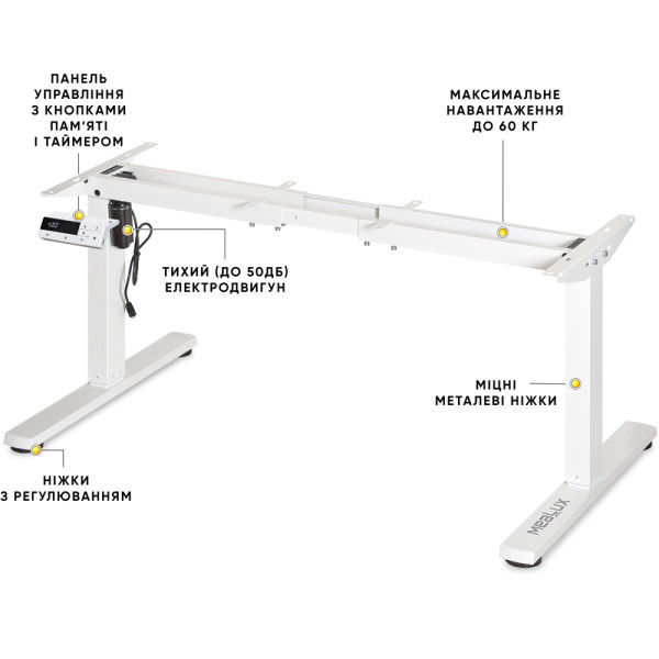 Каркас Mealux Powerframe Mini White (арт. BS-05 White) - колір білий (коробок 1 шт.)