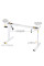 Каркас для столу Mealux Powerframe Duo White (арт. BS-20 White) - з двома моторами / білий (коробок 1 шт.)