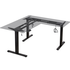 Каркас для столу Mealux Powerframe Trio Black (арт. BS-30 Black) - з трьома моторами кутовий / чорний (коробок 1 шт.)