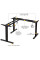 Каркас для столу Mealux Powerframe Trio Black (арт. BS-30 Black) - з трьома моторами кутовий / чорний (коробок 1 шт.)