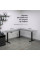 Каркас для столу Mealux Powerframe Trio Black (арт. BS-30 Black) - з трьома моторами кутовий / чорний (коробок 1 шт.)
