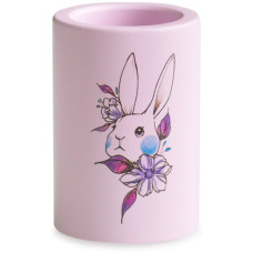 Стакан-органайзер Cute подовжений рожевий з зайчиком (арт.  Cute Cup-1 PN з зайчиком) - коробок 1 шт.