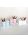 Набір з двох стаканів-органайзерів Cute блакитний однотонний - коробок 1 шт.