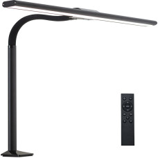 Лампа светодиодная Mealux DL-1020 Black с пультом (DL-1020 + remote Black) - цвет пластика и металла черный (коробок-1 шт.)