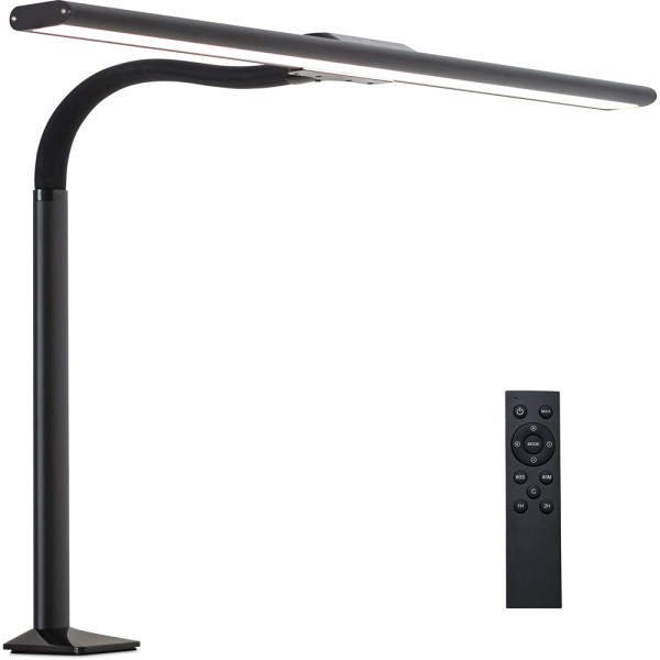 Лампа светодиодная Mealux DL-1020 Black с пультом (DL-1020 + remote Black) - цвет пластика и металла черный (коробок-1 шт.)