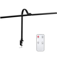 Лампа світлодіодна Mealux DL-1025 Black з пультом (DL-1025 + remote Black) - колір пластику та металу чорний (коробок-1 шт.)
