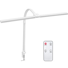 Лампа светодиодная Mealux DL-1025 White с пультом (DL-1025 + remote White) - цвет пластика и металла белый (коробок-1 шт.)