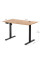 Стіл Mealux PowerDesk Energy Mahogany з електрорегулюванням висоти (арт. EVO-201 Energy Mahogany/B) - стільниця червоне дерево / чорні ніжки (коробок 2 шт.)