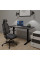 Комплект Mealux PowerDesk Lite Black + Leo Air Plus Grey (арт. EVO-201 Lite B/B +Y 546 KBG) - столешница черная / обивка серая (коробок 3 шт.)