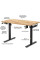 Стол Mealux PowerDesk Lite Mahogany c электрорегулировкой высоты (арт. EVO-201 Lite Mahogany / B) - столешница красное дерево / ножки черные (коробок 2 шт.)
