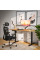 Стол Mealux PowerDesk Lite Mahogany c электрорегулировкой высоты (арт. EVO-201 Lite Mahogany / B) - столешница красное дерево / ножки черные (коробок 2 шт.)