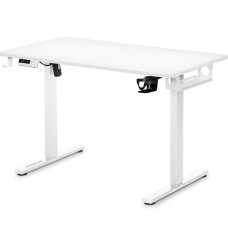 Стол Mealux PowerDesk Lite White с электрорегулировкой высоты (арт. EVO-201 Lite W/W) - столешница белая  / ножки белые (коробок-2 шт.)