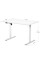 Стол Mealux PowerDesk Lite White с электрорегулировкой высоты (арт. EVO-201 Lite W/W) - столешница белая  / ножки белые (коробок-2 шт.)