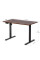 Стол Mealux PowerDesk Lite Walnut с электрорегулировкой высоты (арт. EVO-201 Lite Walnut /B) - столешница грецкий орех / ножки черные (коробок-2 шт.)