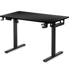 Стол Mealux PowerDesk Lite XL Black (арт. EVO-202 Lite B/B) столешница черная / ножки черные (коробок 2 шт.)