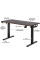 Стіл Mealux PowerDesk Duo Antique (арт. EVO-242 Duo Antique / Black) - стільниця дерево Antique/ноги чорні (коробок 2 шт.)