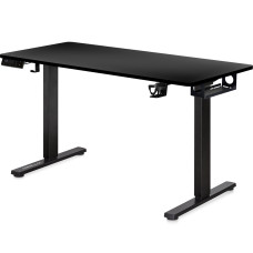 Стіл Mealux PowerDesk Duo XL Black (арт. EVO-252 Duo B/B) - стільниця чорна / ніжки чорні (коробок 2 шт.)