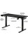 Стіл Mealux PowerDesk Duo XL Black (арт. EVO-252 Duo B/B) - стільниця чорна / ніжки чорні (коробок 2 шт.)