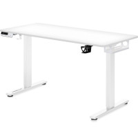 Стол Mealux PowerDesk Duo XL White (арт. EVO-252 Duo W/W) - столешница белая/ножки белые (коробок 2 шт.)