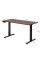 Стіл Mealux PowerDesk Duo XL Walnut (арт. EVO-252 Duo Walnut/B) - стільниця волоський горіх / ніжки чорні (коробок 2 шт.)