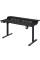 Стіл з електрорегулюванням висоти Mealux PowerDesk Extra Black (арт. EVO-262 B/B) - стільниця чорна / ніжки чорні (коробок 1 шт.)