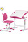 Комплект Evo-kids (стол+стул) Evo-05 Ergo Pink (арт. Evo-05 Ergo PN) - столешница белая / цвет пластика розовый (коробок-1 шт.)