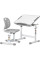 Комплект Evo-kids (стол+стул) Evo-06 Ergo Grey (арт. Evo-06 Ergo G) - столешница белая / цвет пластика серый (коробок-1 шт.)