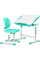Комплект Evo-kids (стол+стул) Evo-06 Ergo Green (арт. Evo-06 Ergo Z) - столешница белая / цвет пластика зеленый (коробок-1 шт.)