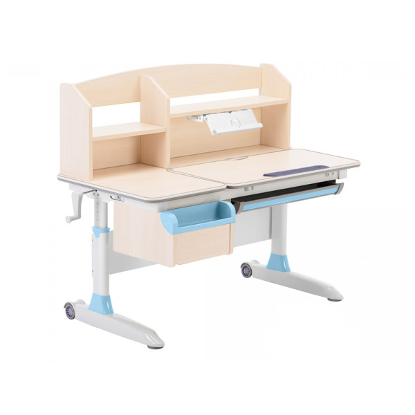 Детский стол ErgoKids Romana MG Multicolor (арт. Evo-70 MG/MC) - столешница клен / накладки на ножках серые (коробок-2 шт.)