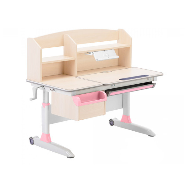 Детский стол ErgoKids Romana MG Multicolor (арт. Evo-70 MG/MC) - столешница клен / накладки на ножках серые (коробок-2 шт.)