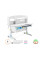 Дитячий стіл ErgoKids Romana W Multicolor (арт. Evo-70 W/MC) - стільниця біла / накладки на ніжках сірі (коробок-2 шт.)