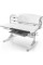 Стол Evo-kids Aivengo (L) Gray (арт.Evo-720 WG)  - столешница белая / ножки белые с серым (коробок-2 шт.)
