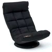 Геймерське крісло Cyberlux Flex Fabric Black (арт. GM-03 B) - колір чорний / оббивка тканина (коробок 1 шт.)