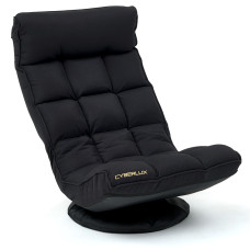 Геймерське крісло Cyberlux Flex Fabric Black (арт. GM-03 B) - колір чорний / оббивка тканина (коробок 1 шт.)