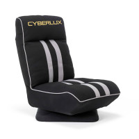 Геймерське крісло GM-06 Black (арт. GM-06 Black) - оббивка тканина / чорна з сірим (коробок 1 шт.)
