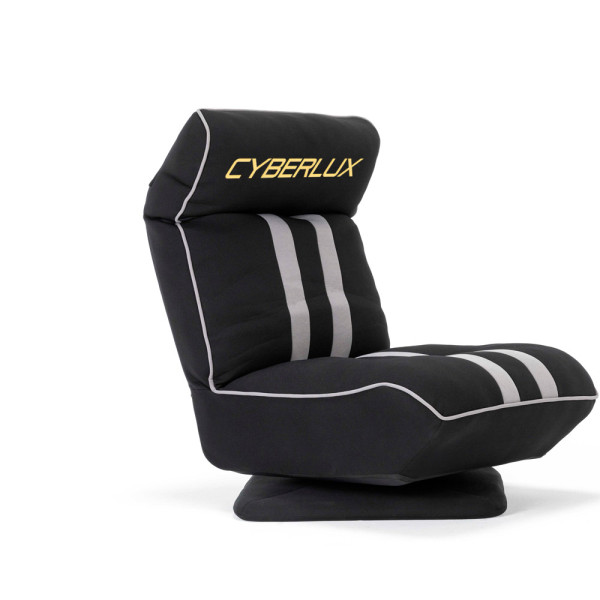 Геймерське крісло GM-06 Black (арт. GM-06 Black) - оббивка тканина / чорна з сірим (коробок 1 шт.)