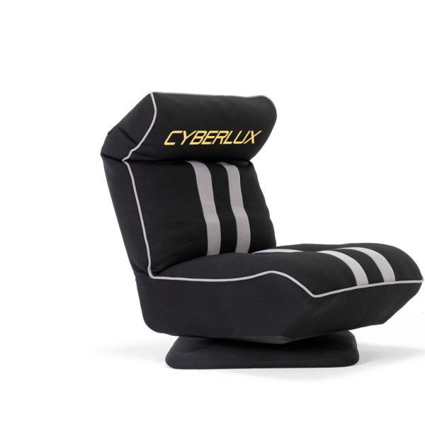 Геймерське крісло GM-06 Black (арт. GM-06 Black) - оббивка тканина / чорна з сірим (коробок 1 шт.)