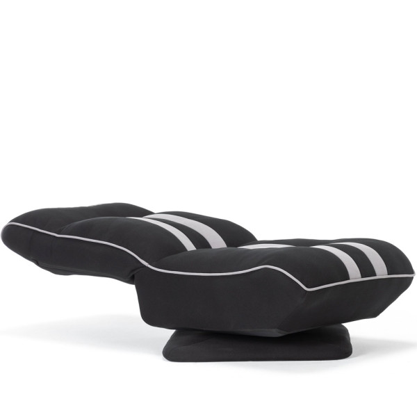 Геймерське крісло GM-06 Black (арт. GM-06 Black) - оббивка тканина / чорна з сірим (коробок 1 шт.)